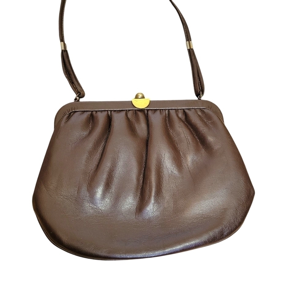 Vintage Brown Leather Women's Bag
